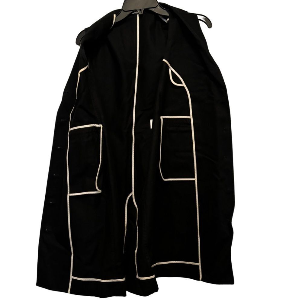 CÉLINE V-Neck Sleeveless Cotton Blazer Dress - Picture 3 of 9